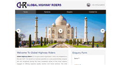 Desktop Screenshot of globalhighwayriders.com